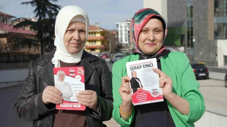 Anne ve kızının muhtarlık yarışı: Birbirine rakip oldular