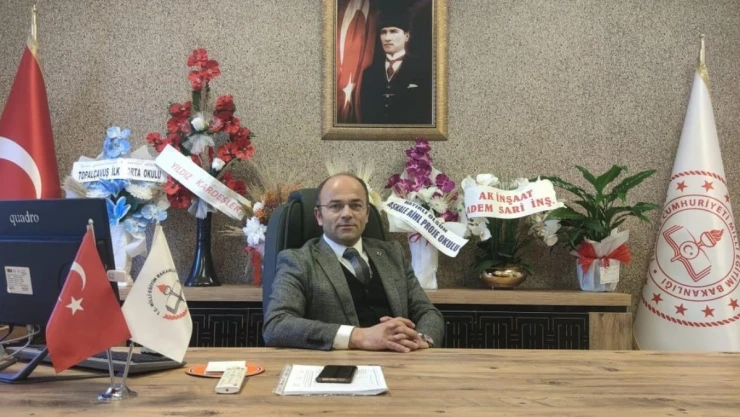 Aşkale İlçe Millî Eğitim Müdürü Kahraman Karalı, görevine başladı
