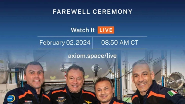Astronot Gezeravcı için ISS'te veda töreni düzenlenecek