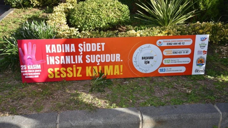 Atakum'da 'Yaşayan Parklar' ile şiddetle mücadele