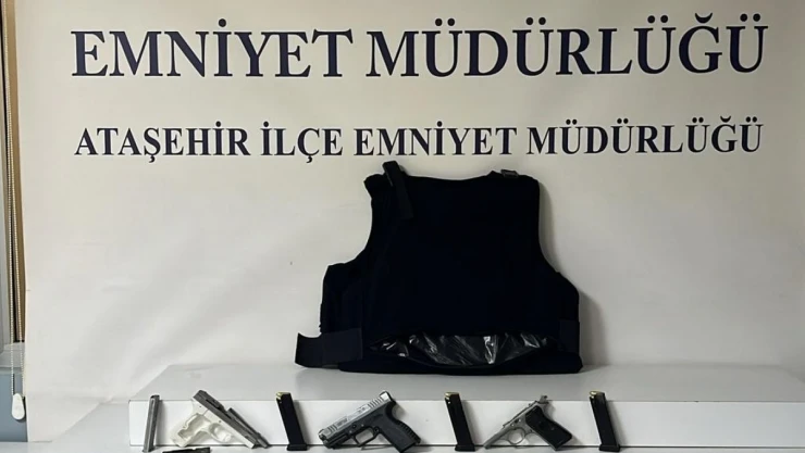 Ataşehir'de kaçak silah imalathanesinde top mermisi bulundu