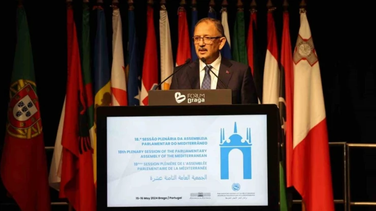 Bakan Özhaseki: 'Akdeniz'in doğusunda soykırım yaşanıyor'