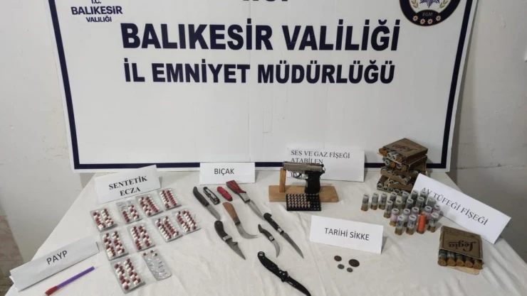 Balıkesir'de polisten uyuşturucuya geçit yok
