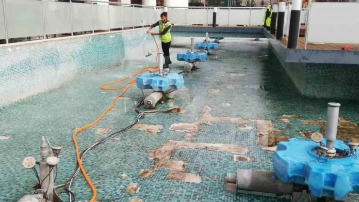 Bartın'daki süs havuzları yoğun bakımda