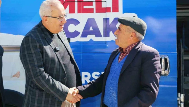 Başkan Arslan, Çameli'yi karış karış gezerek projelerini anlatıyor