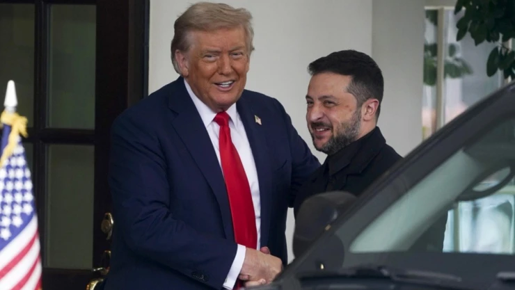 Beyaz Saray'da Trump-Zelenskiy görüşmesi