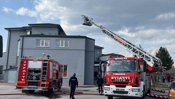 Boluspor'un altyapı tesislerinde yangın çıktı