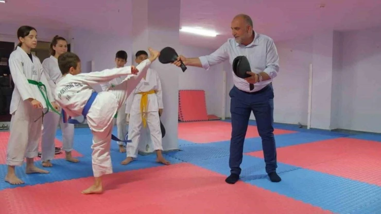 Canik'te çocuklara ücretsiz spor eğitimi