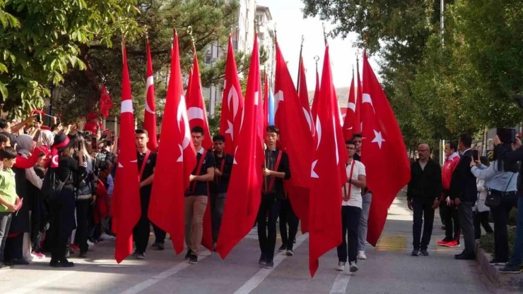 Çankırı'da Cumhuriyetin 100. yılı coşkusu