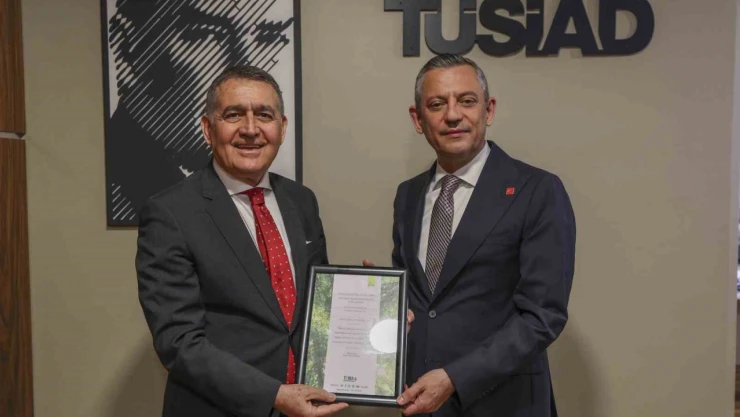 CHP Genel Başkanı Özgür Özel, TÜSİAD'ı ziyaret etti