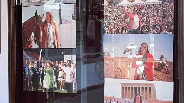 CHP'li başkandan cami yerleşkesinde fotoğraflı propaganda