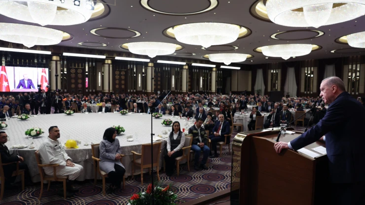 Cumhurbaşkanı Erdoğan: 'Sorumsuz boykot çağrılarıyla girişimciyi batırmak için çabalayan muhteris siyasetçilere prim vermeyeceğiz'