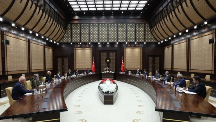 Cumhurbaşkanı Erdoğan, Cumhurbaşkanlığı Politika Kurullarının başkanvekillerini kabul etti