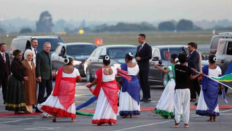 Cumhurbaşkanı Erdoğan, G20 Liderler Zirvesi için Güney Afrika'ya geldi