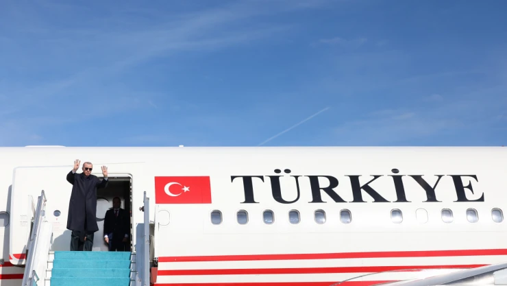 Cumhurbaşkanı Erdoğan, İtalya'ya gitti