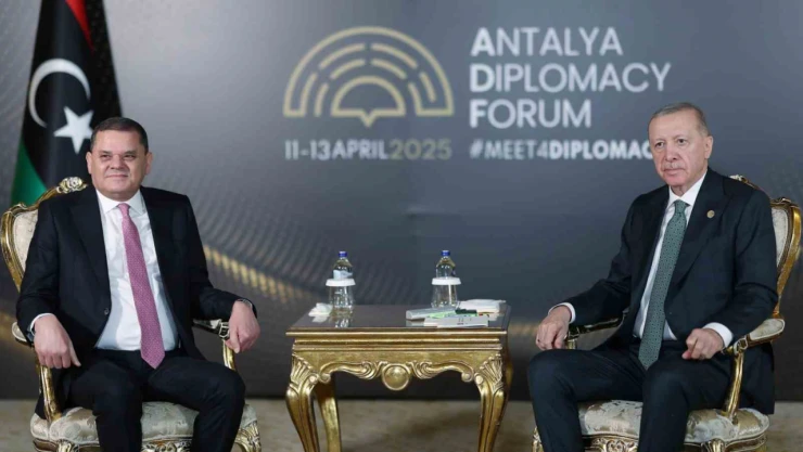 Cumhurbaşkanı Erdoğan, Libya Başbakanı Dibeybe ile görüştü