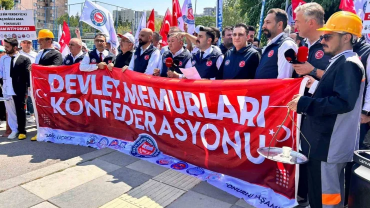 8. Dönem Toplu Sözleşme eylemi