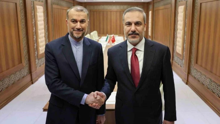 Dışişleri Bakanı Fidan, İranlı mevkidaşı Abdullahiyan ile bir araya geldi