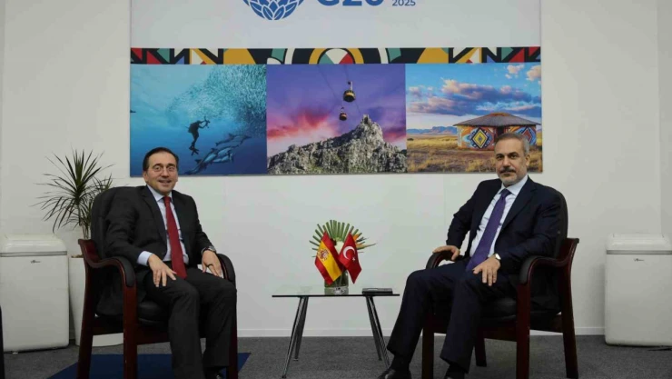 Dışişleri Bakanı Fidan, İspanyol mevkidaşı Bueno ile görüştü