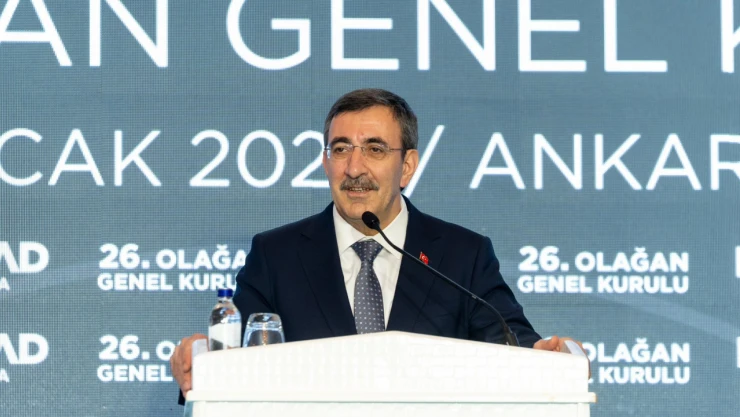 Cumhurbaşkanı Yardımcısı Yılmaz: 'Bugün TÜSİAD toplantısında maalesef bu olumsuz dil ve yaklaşım sergilenmiştir'