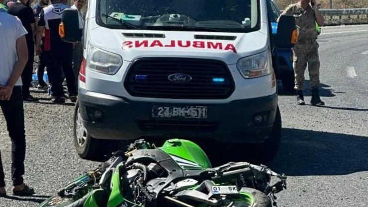 Elazığ'da motosiklet devrildi: 1 ölü