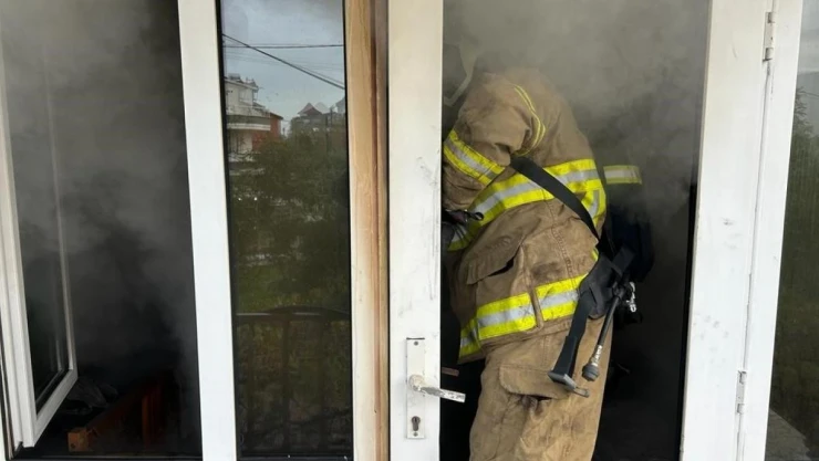 Erdek'te elektrik kontağı 2 farklı yerde yangına sebep oldu
