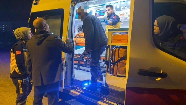 Eşini darp etti, polisten kaçarken kaza yaptı