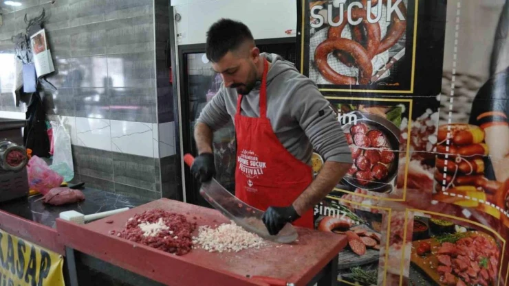 Festival için coğrafi tescilli 8 ton dövme sucuk dağıtılacak