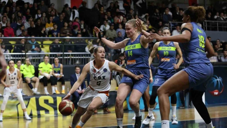 FİBA Kadınlar Avrupa Ligi: Çukurova Basketbol: 56 - USK Prag : 77