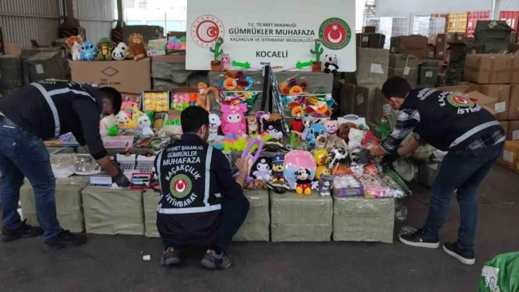Gümrük muhafaza ekipleri Mersin ve Kocaeli'de rekor yakalamalara imza attı