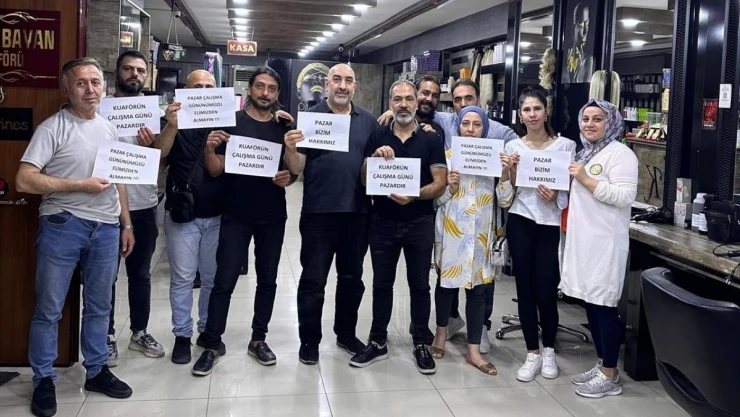 Güzellik salonu ve kuaförlerden Pazar tepkisi