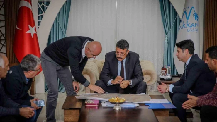 Hakkari'nin içme suyu sorununun çözümü için ilk adam atıldı