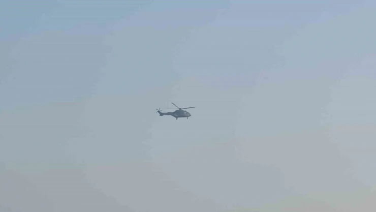 Hatay'da sınırın sıfır noktasında askeri helikopter hareketliliği