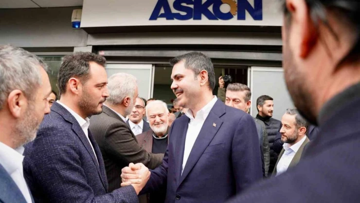 İBB Başkan Adayı Kurum ASKON'u ziyaret etti: 'İstanbul'da esnafın, sanayicinin, ticaret ehlinin daima yanında olacağız'