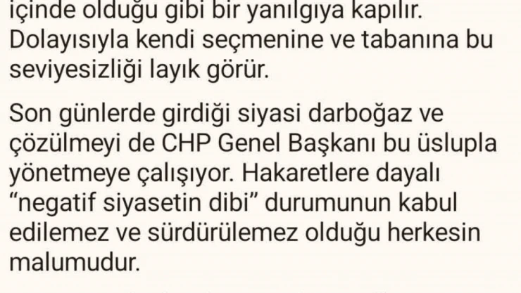 İletişim Başkanı Duran: 'Hakaret dilinden Özel'in bir an önce kurtulması gerekiyor'