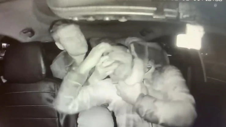 İngiliz boksörün, taksi şoförünü darp ettiği anlar ortaya çıktı