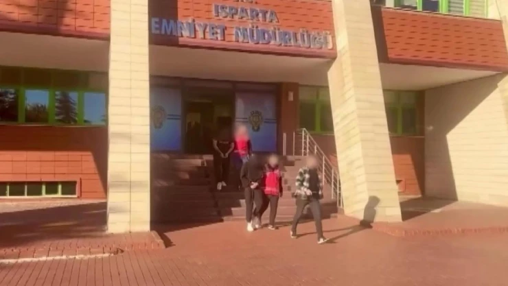 Isparta'da hırsızlık yaptığı tespit edilen 2 şahıs tutuklandı