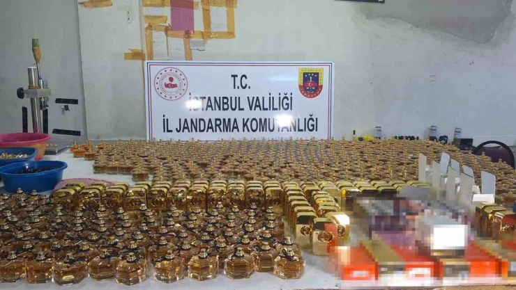 İstanbul'da sahte parfüm operasyonu