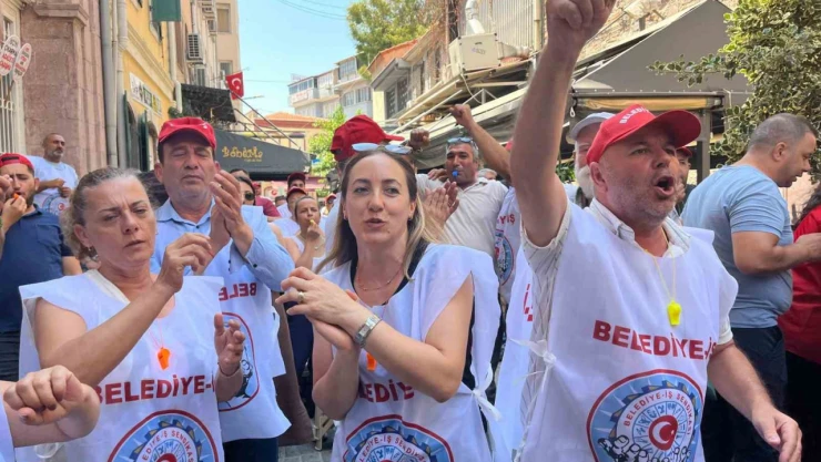 İzmir'de işten atılan işçilerin eylemi 4. gününde: