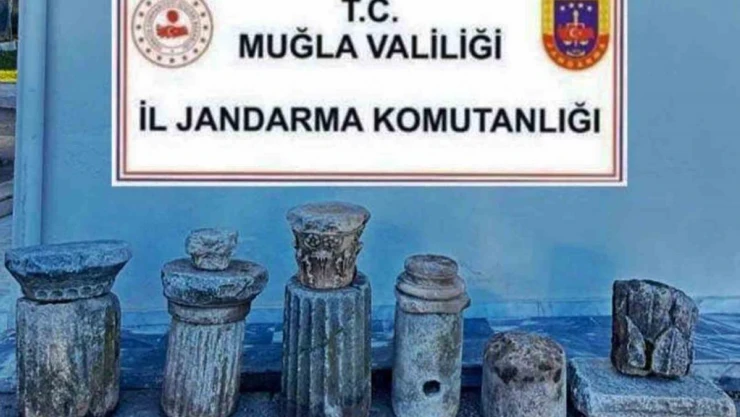 Jandarmadan Yatağan'da tarihi eser operasyonu
