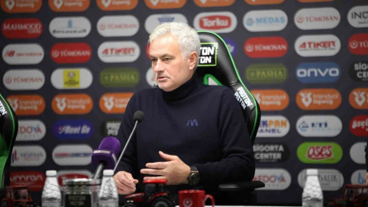Jose Mourinho: 'Bugünkü maç çok iyi bir maçtı'