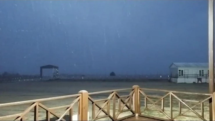 Karabük'ün yüksek kesimlerinde kar yağışı başladı