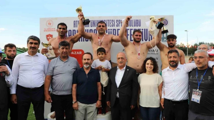 Karakucak güreş festivali, Atatürk Üniversitesi ev sahipliğinde yapıldı