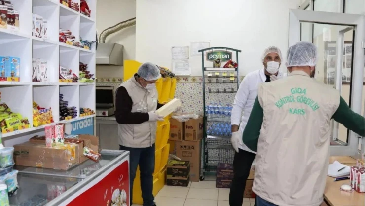 Kars'ta okul kantinleri denetlendi