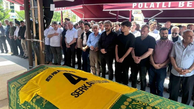 Kavgayı ayırırken hayatını kaybeden eski Polatlıspor Başkanı Serkan Özkan toprağa verildi