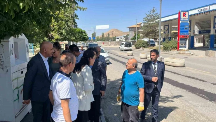 Kilerci, Patnos'ta taziye ve inceleme ziyaretleri yaptı