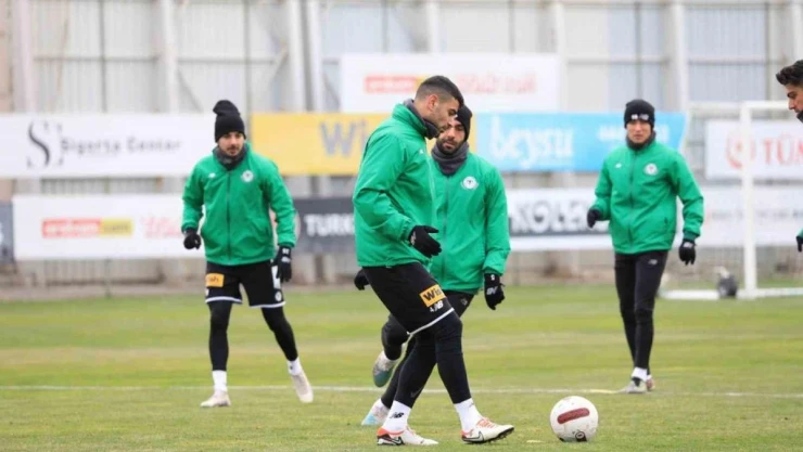 Konyaspor, Samsunspor maçı hazırlıklarına devam etti