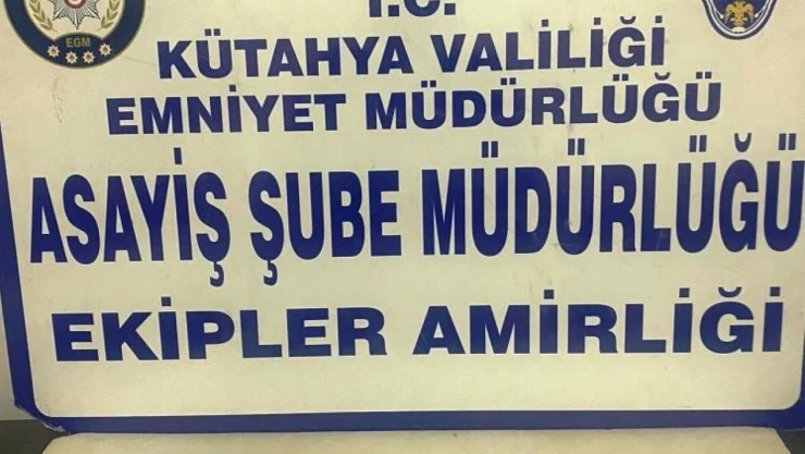 Kütahya'da bir şahsın üzerinde uyuşturucu ele geçirildi