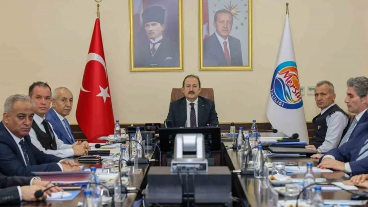 Mersin'de seçim güvenlik toplantısı gerçekleştirildi