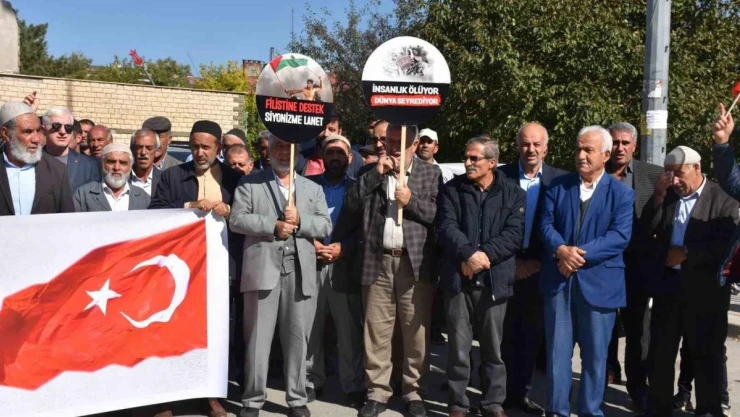 Muş'ta Filistin'e destek